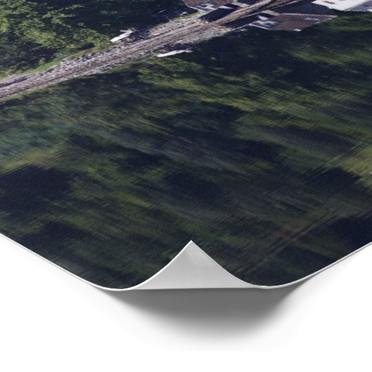 Poster Une Maison Le Long De L'Eau (Coin)