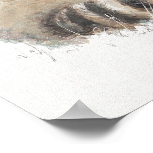 Poster Une marche boisée X (Coin)