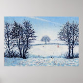 Poster Une marche hivernale (Devant)