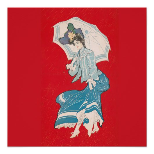 Poster Une marguerite pluvieuse (1905) Grey Litho. Co (Devant)