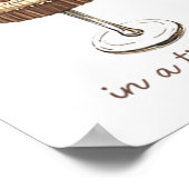 Poster Une Mariée Dans Un Petit Bit Bride Funny Martini B (Coin)