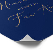 Poster Une marine d'or délicate si le ciel n'était pas si (Coin)