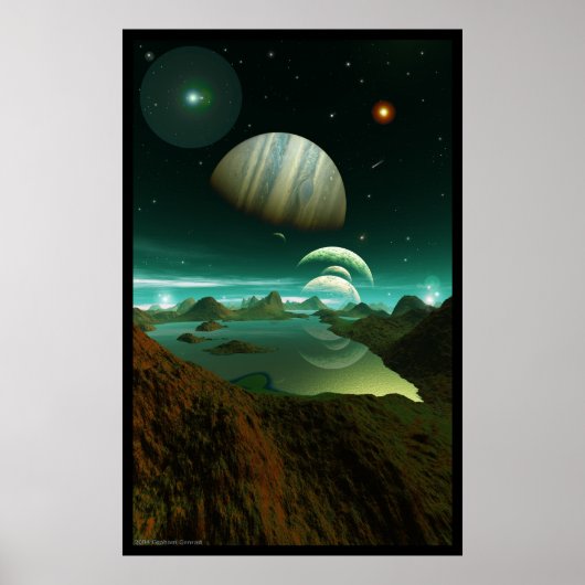 Poster Une mer verte (Devant)