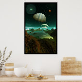 Poster Une mer verte (Cuisine)