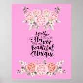 Poster Une Mère Est Comme Une Fleur (Devant)