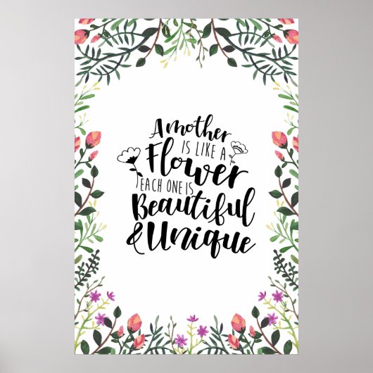 Poster Une Mère Est Comme Une Fleur (Devant)