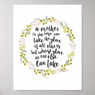 Poster Une Mère Est Tout Cité