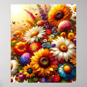 Poster Une merveille florissante Symphonie de l'élégance 