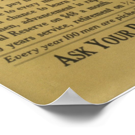 Poster Une merveilleuse opportunité pour vous (Coin)