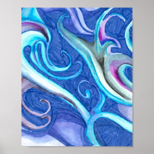 Poster Une mystérieuse scène sous-marine (Devant)