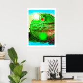 Poster Une mystérieuse voûte d'entrée (Bureau à domicile)