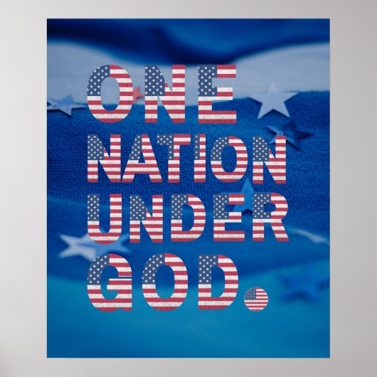 Poster Une Nation Sous Dieu. (Devant)