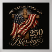Poster Une nation sous Dieu 250 ans (Devant)