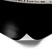 Poster Une nation sous Dieu, petit garçon au drapeau amér (Coin)