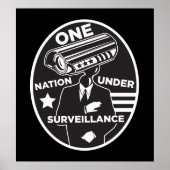 Poster Une nation sous surveillance (Devant)