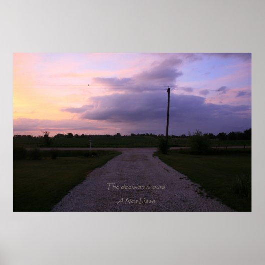 Poster Une nouvelle aube (Devant)