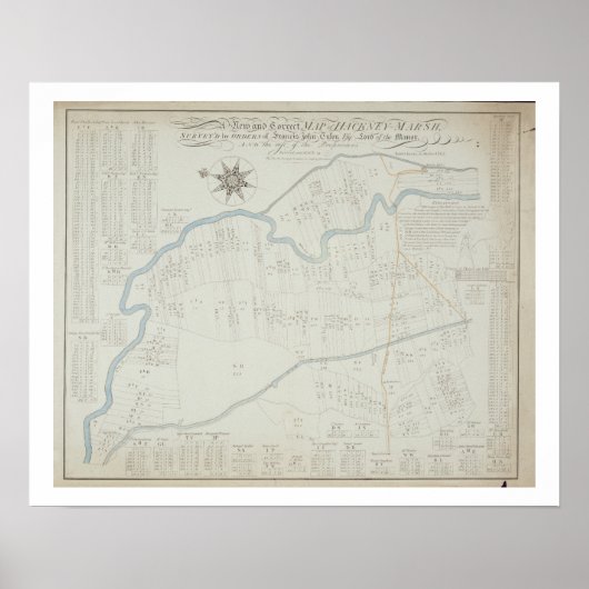 Poster Une nouvelle carte correcte du marais Hackney, 174 (Devant)