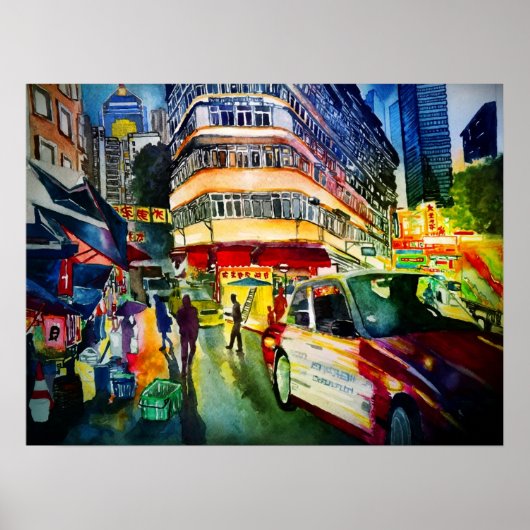 Poster Une nuit à hong kong (Devant)