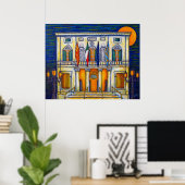 Poster Une nuit à la Fenice par Lisa Lorenz (Bureau à domicile)
