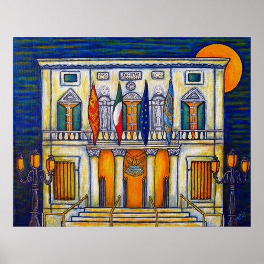 Poster Une nuit à la Fenice par Lisa Lorenz (Devant)