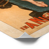 Poster Une nuit à l'affiche de théâtre du cirque (Coin)