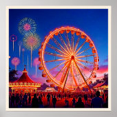 Poster Une nuit de lumières festives (Devant)