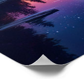 Poster Une nuit Extraordinaire sous le ciel rouge (Coin)