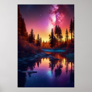 Poster Une nuit Extraordinaire sous le ciel rouge