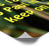 Poster Une nuit, le Seigneur parla à Paul (Coin)