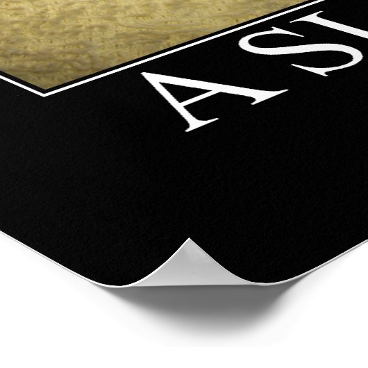 Poster Une oeuvre de chat couché (Coin)