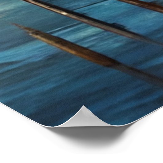 Poster Une Otter Steampunk dans la nuit étoilée (Coin)