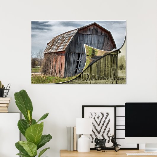 Poster Une page dans le temps (Bureau à domicile)