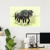 POSTER UNE PAIRE D'AFFICHAGE SHIRES (Bureau à domicile)