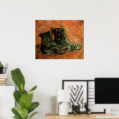 Poster Une paire de chaussures par Vincent van Gogh (Bureau à domicile)