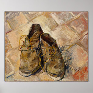 Poster Une paire de chaussures, Vincent van Gogh
