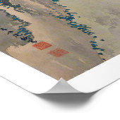 Poster Une paire de paons au printemps, Imao Keinen (Coin)