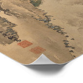 Poster Une paire de paons au printemps par Imao Keinen (Coin)