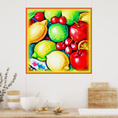 Poster Une Peinture Fruite. Commandez dès maintenant  (Cuisine)
