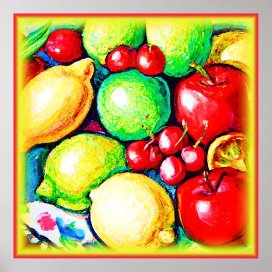 Poster Une Peinture Fruite. Commandez dès maintenant  (Devant)