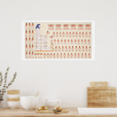 Poster Une peinture murale à Beni Hasan représentant le m (Cuisine)