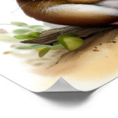 Poster Une peinture numérique d'un adorable Jerboa (Coin)
