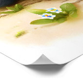 Poster Une peinture numérique d'un jeune singe Vervet mig (Coin)