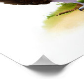 Poster Une peinture numérique d'un joli balbuzard pêcheur (Coin)