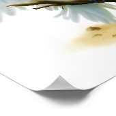 Poster Une peinture numérique d'un joli Cockatoo Moluccan (Coin)