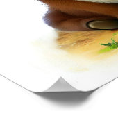 Poster Une peinture numérique d'un joli jeune Ox (Coin)