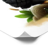 Poster Une peinture numérique d'un Toucan à la belle fact (Coin)