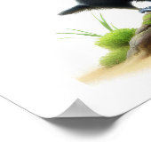 Poster Une peinture numérique d'un Toucan à la belle fact (Coin)