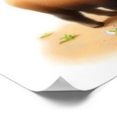 Poster Une peinture numérique d'une jeune mignonne antelo (Coin)