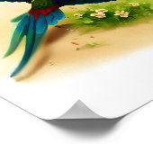 Poster Une peinture numérique d'une mignonne mâchoire mil (Coin)