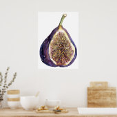 Poster Une peinture sur figue (Cuisine)